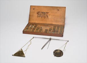 Box with Scale and Set of Weights, 1661, Wilhelm von Essen, German, 17th century, Pluckhoff,