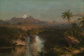 View of Cotopaxi, 1857, Frederic Edwin Church, American, 1826–1900, United States, Oil on canvas,