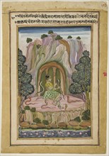 Asavari Ragini: A Female Yogini (Page from a Ragamala Set), mid–to late 17th century, India,