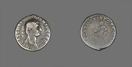 Denarius (Coin) Portraying Emperor Trajan, AD 98/99, Roman, minted in Rome, Roman Empire, Silver,