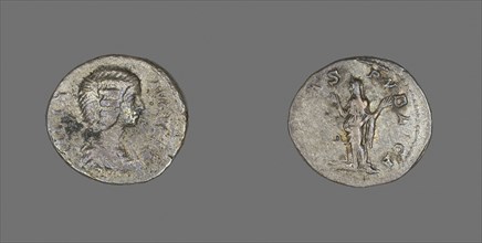 Denarius (Coin) Portraying Empress Julia Domna, AD 196/211, Roman, minted in Rome, Roman Empire,