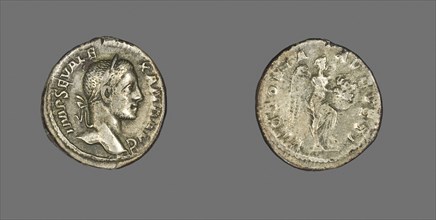 Denarius (Coin) Portraying Emperor Severus Alexander, AD 228/231, Roman, minted in Rome, Roman