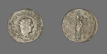 Antoninianus (Coin) Portraying Emperor Valerian, AD 253/261, Roman, Roman Empire, Billon, Diam. 2.2