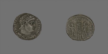 Coin Portraying Emperor Constantine I or Emperor Constantine II, AD 307/337, Roman, Roman Empire,
