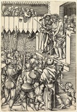 Ecce Homo, from The Passion, 1509, Lucas Cranach the Elder, German, 1472-1553, Germany, Woodcut in