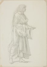 Draped Standing Male Figure, c. 1873–77, Sir Edward Burne-Jones, English, 1833-1898, England,