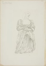 Reflection of Kneeling Female Figure, study for The Mirror of Venus, c. 1873–77, Sir Edward