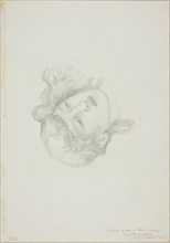 Reflection of Head, study for Mirror of Venus, c. 1873–77, Sir Edward Burne-Jones, English,