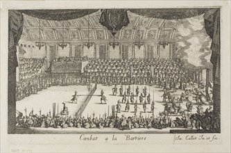 The Grand Tournament: The Combat, 1627, Jacques Callot, French, 1592-1635, France, Etching in black