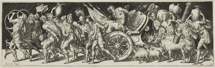 Triumphal March, from Combats and Triumphs, 1550/1572, Etienne Delaune, French, c. 1519-1583,