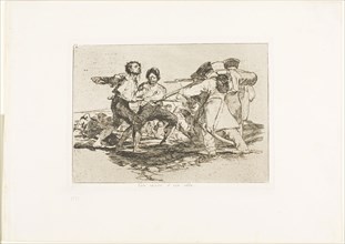 Rightly or wrongly, plate two from The Disasters of War, 1812/15, published 1863, Francisco José de