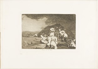 It Serves You Right, plate six from The Disasters of War, 1810/15, published 1863, Francisco José