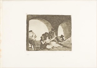Bitter to be Present, plate 13 from The Disasters of War, 1810/11, published 1863, Francisco José