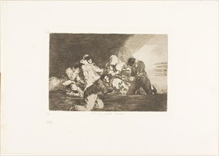 One Can’t Look, plate 26 from The Disasters of War, 1810/12, published 1863, Francisco José de Goya