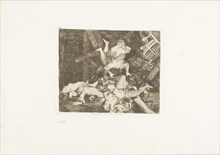 Ravages of war, plate 30 from The Disasters of War, 1810/11, published 1863, Francisco José de Goya