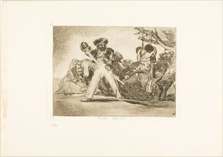 That’s tough!, plate 31 from The Disasters of War, 1812/15, published 1863, Francisco José de Goya