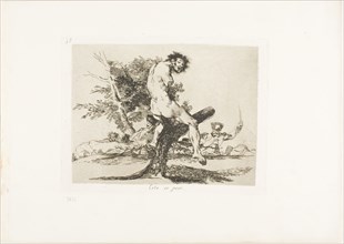 This is Worse, plate 37 from The Disasters of War, 1812/15, published 1863, Francisco José de Goya