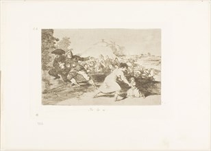 I Saw it, plate 44 from The Disasters of War, 1810/12, published 1863, Francisco José de Goya y