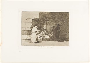 A Woman’s Charity, plate 49 from The Disasters of War, 1812/15, published 1863, Francisco José de