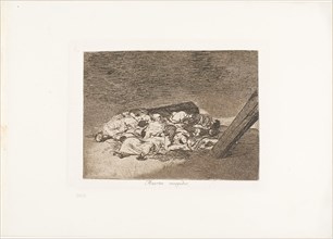 Harvest of the dead, plate 63 from The Disasters of War, 1812/15, published 1863, Francisco José de