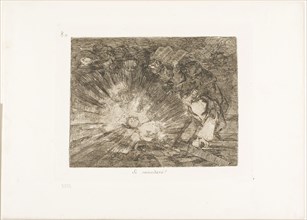 Will She Rise Again?, plate 80 from The Disasters of War, 1815/20, published 1863, Francisco José