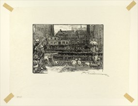 Plaster Unloaders, plate three from Le Long de la Seine et des Boulevards, 1890, published 1910,