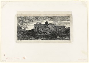 Chapel and Pilgrim’s Hospice at Harambeltz (Basses-Pyrenees), 1866, Odilon Redon, French,
