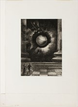 Vision, plate eight from In Dreams, 1879, Odilon Redon, French, 1840-1916, France, Lithograph on