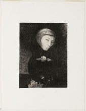 Sad Ascent, plate nine from In Dreams, 1879, Odilon Redon, French, 1840-1916, France, Lithograph on