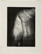 Profile of Light, 1886, Odilon Redon, French, 1840-1916, France, Lithograph on paper, 304 × 242 mm