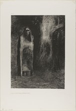 The Man was Alone in a Night Landscape, from Night, 1886, Odilon Redon, French, 1840-1916, France,