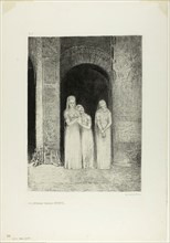 The Priestesses Were Waiting, from Night, 1886, Odilon Redon, French, 1840-1916, France, Lithograph