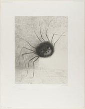 Spider, 1887, Odilon Redon, French, 1840-1916, France, Lithograph in black on cream China paper
