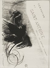 Cover from The Temptation of Saint Anthony (1st series), 1888, Odilon Redon, French, 1840-1916,