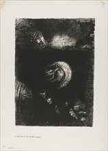 And All Manner of Frightful Creatures Arise, plate 8 of 10, 1888, Odilon Redon, French, 1840-1916,
