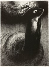 Death: My Irony Surpasses All Others, 1888, Odilon Redon, French, 1840-1916, France, Transfer