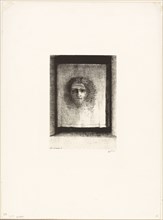 It Was a Veil, an Imprint, plate 1 of 6, 1891, Odilon Redon, French, 1840-1916, France, Lithograph