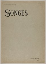 Portfolio Cover for Songes (Dreams), 1891, Odilon Redon, French, 1840-1916, France, Bi-fold