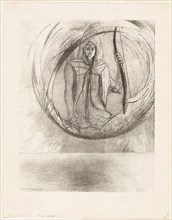 And Beyond, the Astral Idol, the Apotheosis, plate 2 of 6, 1891, Odilon Redon, French, 1840-1916,