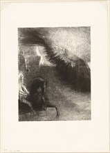 Pilgrim of the Sublunary World, plate 5 of 6, 1891, Odilon Redon, French, 1840-1916, France,