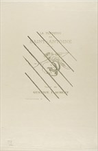 Frontispiece/Title Plate for the Tentation de St. Antoine, 1896, Odilon Redon, French, 1840-1916,