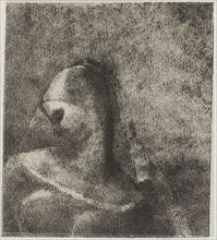 Helen, Ennoia, plate 10 of 24, 1896, Odilon Redon, French, 1840-1916, France, Lithograph in black