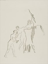 Immediately Three Goddesses Arise, plate 11 of 24, 1896, Odilon Redon, French, 1840-1916, France,