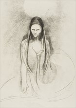 Intelligence was Mine! I Became the Great Buddha!, plate 12 of 24, 1896, Odilon Redon, French,