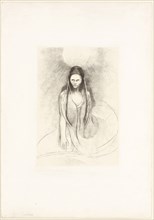 Intelligence was Mine! I Became the Buddha, plate 12 of 24, 1896, Odilon Redon, French, 1840-1916,