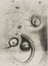 And that Eyes without Heads Were Floating Like Mollusks, plate 13 of 24, 1896, Odilon Redon,