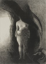 I am Still the Great Isis! Nobody Has Ever Yet Lifted My Veil!, plate 16 of 24, 1896, Odilon Redon,
