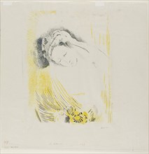 The Shulamite, 1897, Odilon Redon, French, 1840-1916, France, Lithograph printed in black and