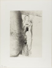 And the Angel Took the Censer, plate 4 of 12, 1899, Odilon Redon, French, 1840-1916, France,