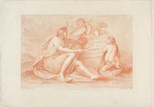 Frontispiece from Cipriani’s Rudiments of Drawing, 1792, Francesco Bartolozzi, Italian, 1727-1815,